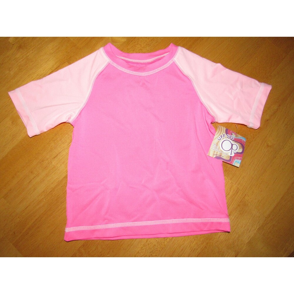 OP pink rash guard swim top Toddler Size 18M